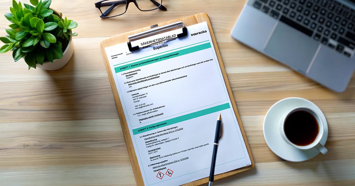 Säkerhetsdatablad (SDB)